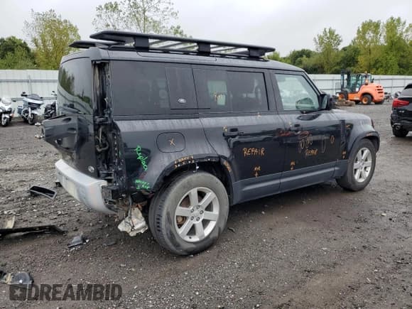 ✅ 2021 Land Rover Defender S • VIN: SALEJERX3M2062091 • Lot: 80998295. Listed on Copart with 70,787 mi. Free auction sales archive from the USA and detailed vehicle history report at DreamBid. Image 3.