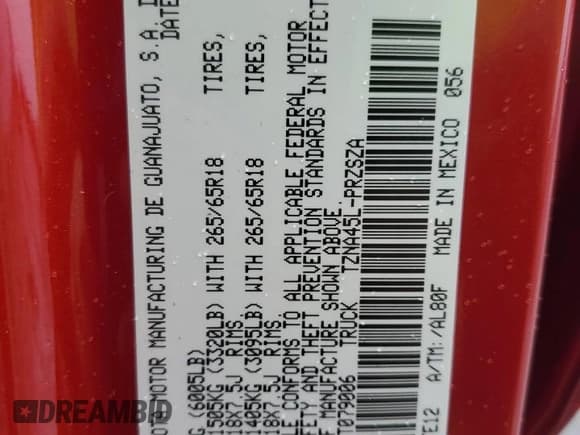 ✅ 2025 Toyota Tacoma SR • VIN: 3TYLB5JN5ST079006 • Лот: 67752135. Опубликован ранее на Copart с пробегом 1 824 миль. Бесплатный доступ к архиву аукционных продаж из США и подробный отчёт об истории автомобиля на DreamBid. Изображение 12.