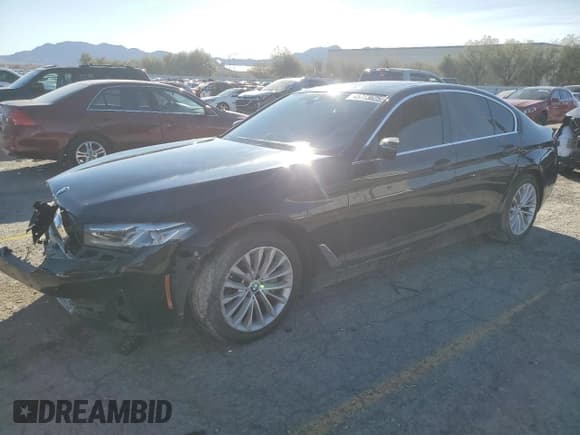 ✅ 2021 BMW 5 Series 530i • VIN: WBA53BH09MCF66076 • Lot: 45773625. Listed on Copart with 109,935 mi. Free auction sales archive from the USA and detailed vehicle history report at DreamBid. Image 1.