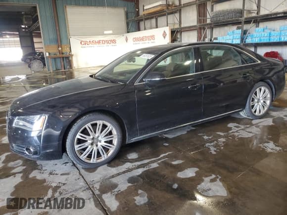 ✅ 2014 Audi A8 3.0L TDI • VIN: WAURMAFDXEN003720 • Лот: 66281835. Опубликован ранее на Copart с пробегом 185 029 миль. Бесплатный доступ к архиву аукционных продаж из США и подробный отчёт об истории автомобиля на DreamBid. Изображение 1.
