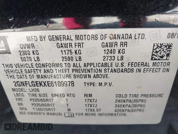 ✅ 2014 Chevrolet Equinox LT • VIN: 2GNFLGEKXE6109978 • Лот: 43206718. Опубликован ранее на IAAI с пробегом 138 576 миль. Бесплатный доступ к архиву аукционных продаж из США и подробный отчёт об истории автомобиля на DreamBid. Изображение 9.