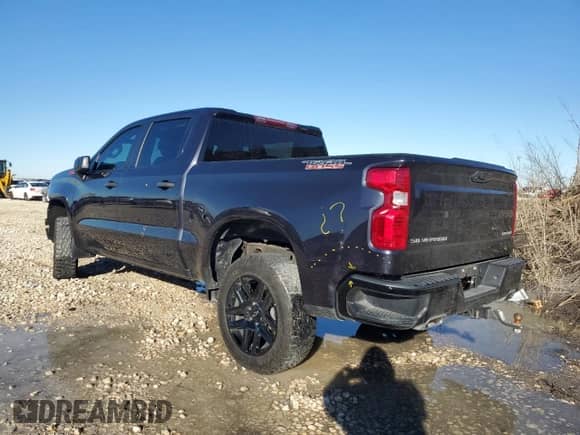 2022 Chevrolet Silverado 1500 Custom Trail Boss with VIN 3GCPDCEDXNG674837, listed as a Copart auction lot 88046125 with 28,973 mi miles and Clean title. Bid and sale history available at DreamBid. Image 2.