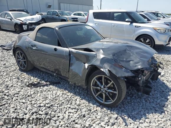 ✅ 2020 Mazda MX-5 Miata Grand Touring • VIN: JM1NDAD77L0414873 • Lot: 54767785. Listed on Copart with 47,579 mi. Free auction sales archive from the USA and detailed vehicle history report at DreamBid. Image 4.