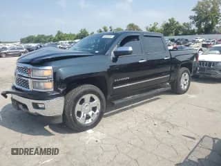 2014 Chevrolet Silverado 1500 LTZ with VIN 3GCUKSEC3EG283619, listed as a Copart auction lot 69040055 with 283,652 mi miles and Salvage title. Bid and sale history available at DreamBid. Image 1.