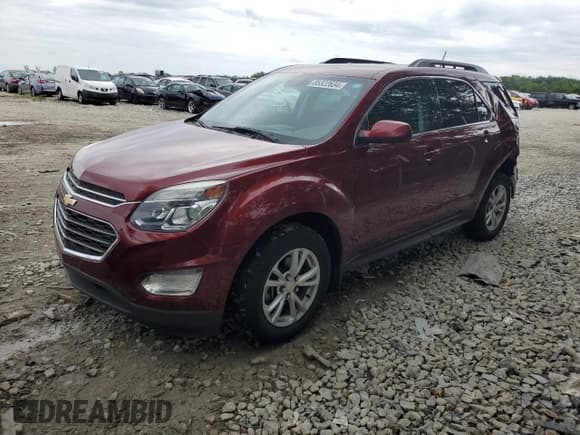 ✅ 2017 Chevrolet Equinox LT • VIN: 2GNFLFEK8H6172706 • Лот: 65322634. Опубликован ранее на Copart с пробегом 55 930 миль. Бесплатный доступ к архиву аукционных продаж из США и подробный отчёт об истории автомобиля на DreamBid. Изображение 1.