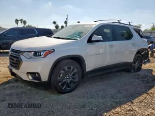 ✅ 2020 Chevrolet Traverse RS • VIN: 1GNERJKW4LJ129528 • Lot: 84258625. Listed on Copart with 83,292 mi. Free auction sales archive from the USA and detailed vehicle history report at DreamBid. Image 1.