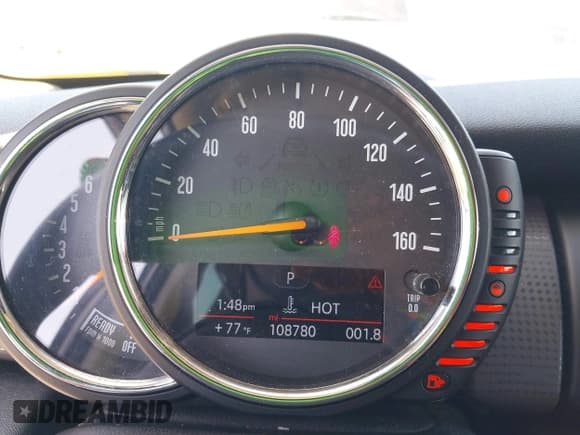 ✅ 2017 MINI Hardtop 4 Door Cooper • VIN: WMWXU1C36H2F77758 • Lot: 42500895. Listed on IAAI with 108,780 mi. Free auction sales archive from the USA and detailed vehicle history report at DreamBid. Image 7.