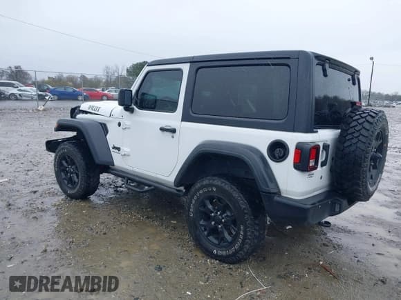 ✅ 2020 Jeep Wrangler Willys • VIN: 1C4GJXAG2LW215543 • Lot: 41764944. Listed on IAAI with 66,217 mi. Free auction sales archive from the USA and detailed vehicle history report at DreamBid. Image 3.