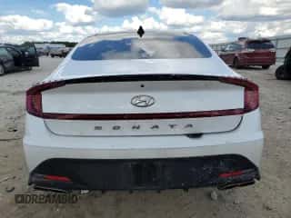 2021 Hyundai Sonata N Line z VIN 5NPEK4JC8MH106012, wystawiony jako Copart lot #86676985 z przebiegiem 78 783 mil mil oraz Nie do naprawy • Non repairable. Historia ofert i sprzedaży dostępna na DreamBid. Obrazek 6.