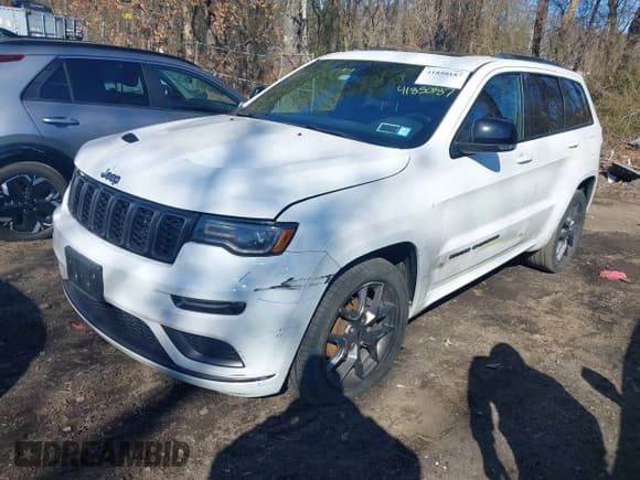 ✅ 2020 Jeep Grand Cherokee Limited X • VIN: 1C4RJFBG1LC126906 • Lot: 41850187. Listed on IAAI with 44,069 mi. Free auction sales archive from the USA and detailed vehicle history report at DreamBid. Image 2.