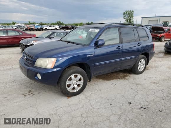 ✅ 2002 Toyota Highlander Limited • VIN: JTEHF21A020060945 • Лот: 54988425. Опубликован ранее на Copart с пробегом Не указан. Бесплатный доступ к архиву аукционных продаж из США и подробный отчёт об истории автомобиля на DreamBid. Изображение 1.
