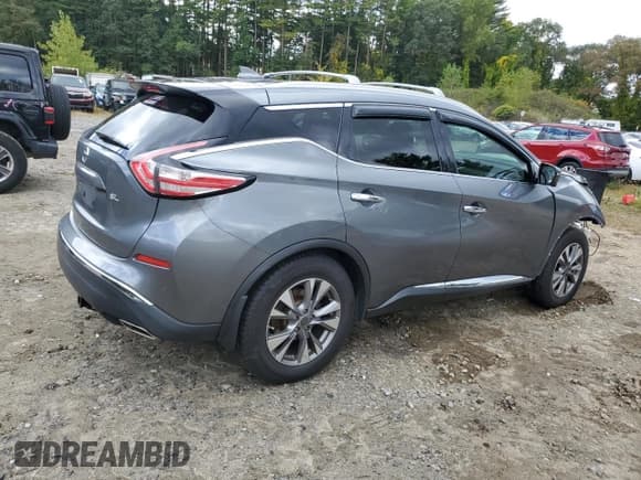✅ 2016 Nissan Murano SL • VIN: 5N1AZ2MGXGN142734 • Lot: 84352015. Listed on Copart with 186,656 mi. Free auction sales archive from the USA and detailed vehicle history report at DreamBid. Image 3.