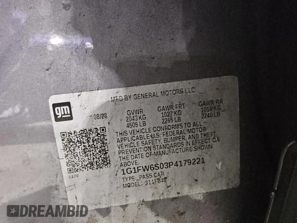 ✅ 2023 Chevrolet Bolt EV 1LT • VIN: 1G1FW6S03P4179221 • Lot: 48634555. Wystawiony na Copart z przebiegiem 35 636 mil. Bezpłatny archiwum sprzedaży aukcyjnych z USA i szczegółowy raport historii pojazdu na DreamBid. Zdjęcie 12.