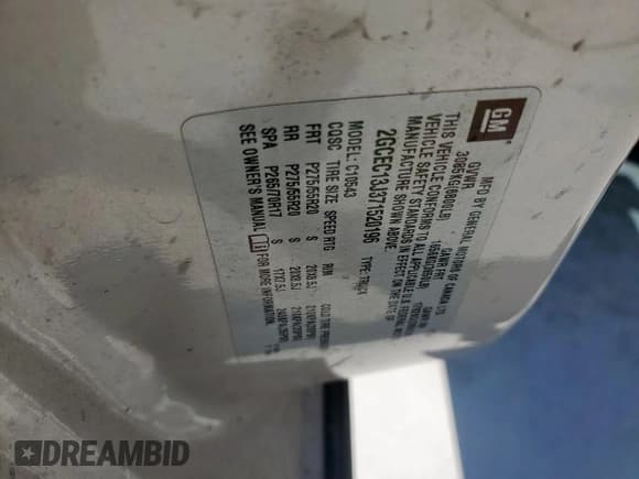 ✅ 2007 Chevrolet Silverado 1500 LTZ • VIN: 2GCEC13J371520196 • Lot: 51127355. Listed on Copart with 183,121 mi. Free auction sales archive from the USA and detailed vehicle history report at DreamBid. Image 12.