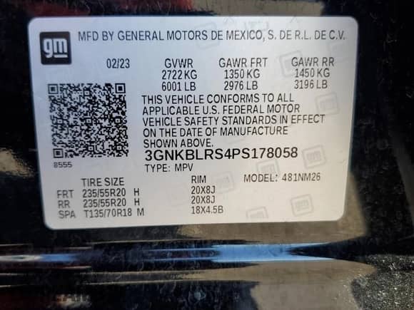 2023 Chevrolet Blazer Premier с VIN 3GNKBLRS4PS178058, выставлен на аукционе Copart как лот 84384415 с пробегом 20 607 миль миль и Списание • Salvage title. История ставок и продаж доступна на DreamBid. Изображение 13.