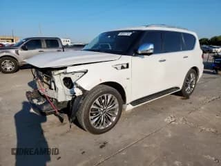 ✅ 2018 Infiniti QX80 • VIN: JN8AZ2NF3J9664801 • Lot: 80357745. Listed on Copart with 91,123 mi. Free auction sales archive from the USA and detailed vehicle history report at DreamBid. Image 1.