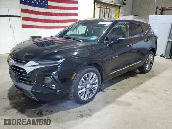 2019 Chevrolet Blazer Premier z VIN 3GNKBKRS2KS571480, wystawiony jako Copart lot #63061225 z przebiegiem 78 653 mil mil oraz Szkoda całkowita • Salvage title. Historia ofert i sprzedaży dostępna na DreamBid. Obrazek 1.