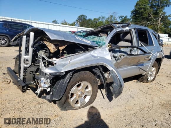 ✅ 2004 Toyota 4Runner SR5 • VIN: JTEBT14R448015621 • Lot: 81982715. Listed on Copart with 189,461 mi. Free auction sales archive from the USA and detailed vehicle history report at DreamBid. Image 1.