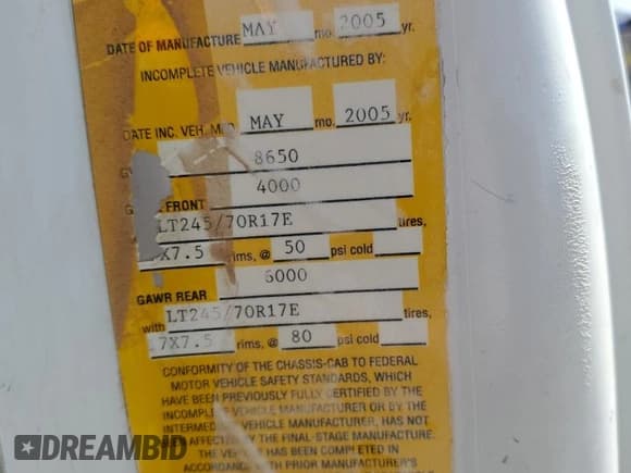 ✅ 2005 Dodge 2500 ST • VIN: 3D6WR26D75G831790 • Лот: 52151405. Опубликован ранее на Copart с пробегом 120 785 миль. Бесплатный доступ к архиву аукционных продаж из США и подробный отчёт об истории автомобиля на DreamBid. Изображение 15.