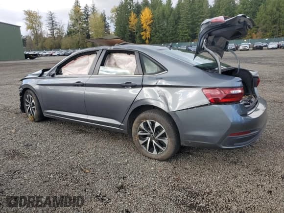✅ 2025 Volkswagen Jetta S • VIN: 3VW5X7BU7SM066617 • Lot: 90868965. Listed on Copart with Not provided. Free auction sales archive from the USA and detailed vehicle history report at DreamBid. Image 2.