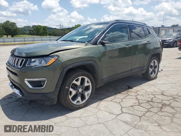 ✅ 2020 Jeep Compass Limited • VIN: 3C4NJDCB7LT222193 • Лот: 63081065. Опубликован ранее на Copart с пробегом 83 075 миль. Бесплатный доступ к архиву аукционных продаж из США и подробный отчёт об истории автомобиля на DreamBid. Изображение 1.