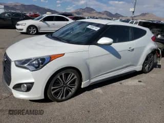 ✅ 2016 Hyundai Veloster Turbo • VIN: KMHTC6AE8GU293792 • Lot: 73808714. Wystawiony na Copart z przebiegiem 51 400 mil. Bezpłatny archiwum sprzedaży aukcyjnych z USA i szczegółowy raport historii pojazdu na DreamBid. Zdjęcie 1.