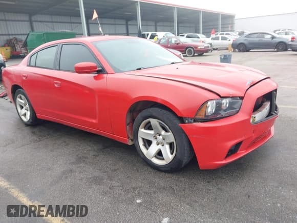 ✅ 2014 Dodge Charger Police • VIN: 2C3CDXAT5EH185995 • Lot: 43590929. Listed on IAAI with 177,171 mi. Free auction sales archive from the USA and detailed vehicle history report at DreamBid. Image 1.
