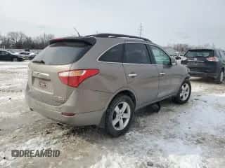 2010 Hyundai Veracruz GLS with VIN KM8NU4CC7AU122710, listed as a Copart auction lot 45807565 with 113,186 mi miles and Salvage title. Bid and sale history available at DreamBid. Image 3.