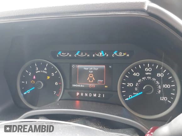 ✅ 2017 Ford F-150 XL • VIN: 1FTEW1EP7HKD24997 • Lot: 43180957. Listed on IAAI with 94,045 mi. Free auction sales archive from the USA and detailed vehicle history report at DreamBid. Image 7.