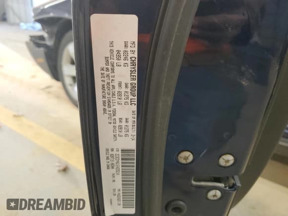 ✅ 2014 Dodge Challenger SXT • VIN: 2C3CDYAG1EH225210 • Lot: 83545054. Wystawiony na Copart z przebiegiem Nie podano. Bezpłatny archiwum sprzedaży aukcyjnych z USA i szczegółowy raport historii pojazdu na DreamBid. Zdjęcie 12.