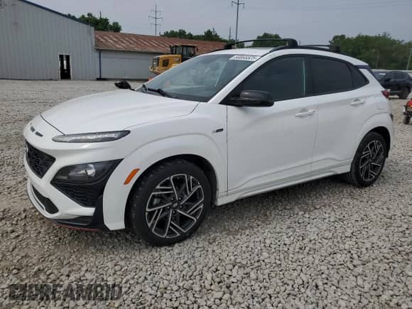 2023 Hyundai Kona N Line с VIN KM8K3CA38PU984796, выставлен на аукционе Copart как лот 60085325 с пробегом 30 759 миль миль и Списание • Salvage title. История ставок и продаж доступна на DreamBid. Изображение 1.