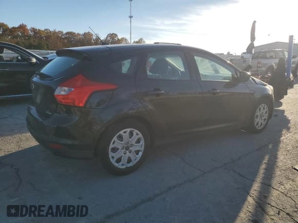 ✅ 2012 Ford Focus SE • VIN: 1FAHP3K20CL404150 • Lot: 91705005. Listed on Copart with 168,453 mi. Free auction sales archive from the USA and detailed vehicle history report at DreamBid. Image 3.