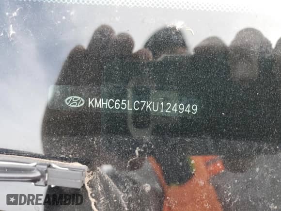 2019 Hyundai Ioniq Blue z VIN KMHC65LC7KU124949, wystawiony jako Copart lot #49966654 z przebiegiem 88 616 mil mil oraz Szkoda całkowita • Salvage title. Historia ofert i sprzedaży dostępna na DreamBid. Obrazek 12.