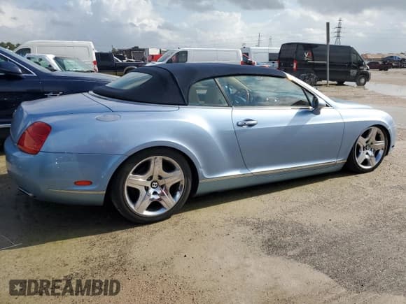 ✅ 2007 Bentley Continental GT • VIN: SCBDR33W97C047709 • Lot: 78553314. Listed on Copart with 44,261 mi. Free auction sales archive from the USA and detailed vehicle history report at DreamBid. Image 3.