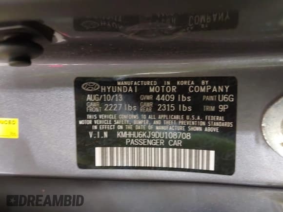 ✅ 2013 Hyundai Genesis Coupe Grand Touring • VIN: KMHHU6KJ9DU108708 • Lot: 43644209. Wystawiony na IAAI z przebiegiem 219 400 mil. Bezpłatny archiwum sprzedaży aukcyjnych z USA i szczegółowy raport historii pojazdu na DreamBid. Zdjęcie 9.