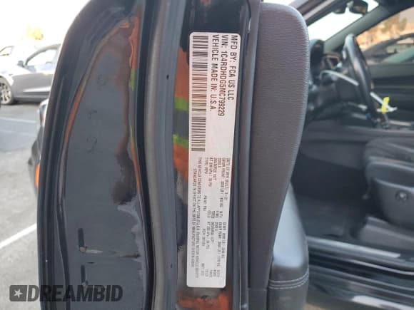 ✅ 2021 Dodge Durango GT Plus • VIN: 1C4RDHDG5MC799229 • Lot: 85148535. Listed on Copart with 70,200 mi. Free auction sales archive from the USA and detailed vehicle history report at DreamBid. Image 13.