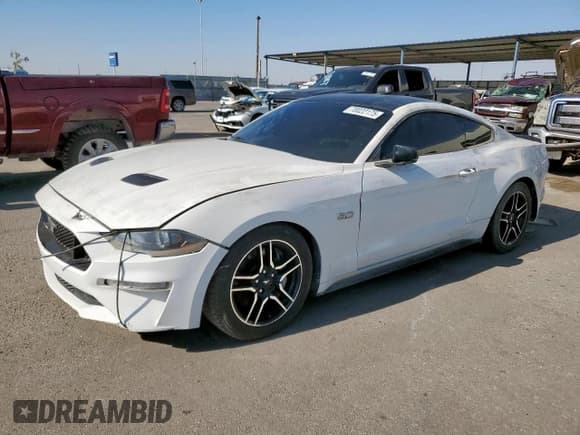 ✅ 2020 Ford Mustang GT • VIN: 1FA6P8CF6L5191294 • Lot: 70022175. Listed on Copart with 34,165 mi. Free auction sales archive from the USA and detailed vehicle history report at DreamBid. Image 1.