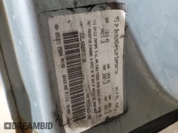 ✅ 2002 Dodge Stratus SXT • VIN: 1B3EL46R22N151102 • Lot: 71588485. Wystawiony na Copart z przebiegiem 243 325 mil. Bezpłatny archiwum sprzedaży aukcyjnych z USA i szczegółowy raport historii pojazdu na DreamBid. Zdjęcie 12.