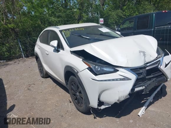 ✅ 2016 Lexus NX 200t • VIN: JTJYARBZ4G2035569 • Lot: 42131324. Listed on IAAI with 105,679 mi. Free auction sales archive from the USA and detailed vehicle history report at DreamBid. Image 1.