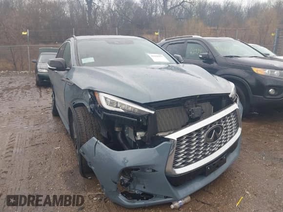 ✅ 2023 Infiniti QX55 Essential • VIN: 3PCAJ5KR9PF106940 • Lot: 41665977. Listed on IAAI with 6,839 mi. Free auction sales archive from the USA and detailed vehicle history report at DreamBid. Image 1.