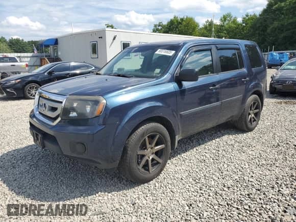 2010 Honda Pilot LX with VIN 5FNYF4H2XAB019012, listed as a Copart auction lot 66516605 with Not provided miles and Salvage title. Bid and sale history available at DreamBid. Image 1.