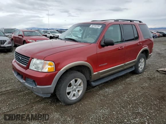 ✅ 2002 Ford Explorer Eddie Bauer • VIN: 1FMDU74E52ZA76702 • Lot: 80765764. Listed on Copart with 103,777 mi. Free auction sales archive from the USA and detailed vehicle history report at DreamBid. Image 1.