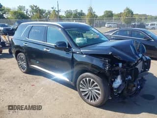 ✅ 2024 Hyundai Palisade Calligraphy • VIN: KM8R7DGE5RU791736 • Лот: 43246151. Опубликован ранее на IAAI с пробегом 10 075 миль. Бесплатный доступ к архиву аукционных продаж из США и подробный отчёт об истории автомобиля на DreamBid. Изображение 1.