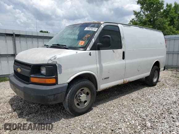 ✅ 2006 Chevrolet Express Cargo • VIN: 1GCGG25V861193091 • Lot: 60242385. Listed on Copart with 249,162 mi. Free auction sales archive from the USA and detailed vehicle history report at DreamBid. Image 1.