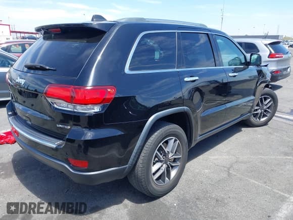 ✅ 2020 Jeep Grand Cherokee Limited • VIN: 1C4RJEBG7LC281096 • Lot: 43051365. Listed on IAAI with 81,222 mi. Free auction sales archive from the USA and detailed vehicle history report at DreamBid. Image 4.