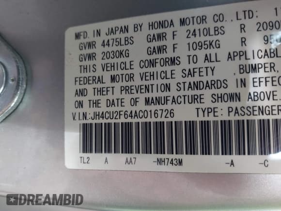✅ 2010 Acura TSX • VIN: JH4CU2F64AC016726 • Lot: 42373378. Wystawiony na IAAI z przebiegiem 232 616 mil. Bezpłatny archiwum sprzedaży aukcyjnych z USA i szczegółowy raport historii pojazdu na DreamBid. Zdjęcie 9.