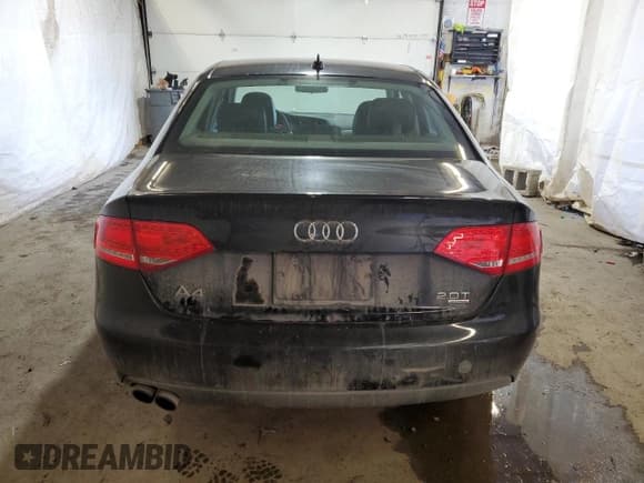 ✅ 2012 Audi A4 Premium • VIN: WAUBFAFLXCA119216 • Lot: 85881425. Listed on Copart with 181,430 mi. Free auction sales archive from the USA and detailed vehicle history report at DreamBid. Image 6.