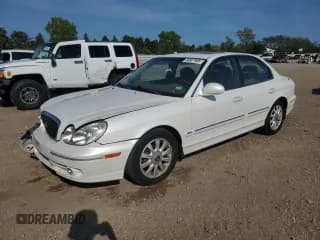 ✅ 2002 Hyundai Sonata GLS • VIN: KMHWF35H12A689693 • Lot: 80927995. Listed on Copart with 79,900 mi. Free auction sales archive from the USA and detailed vehicle history report at DreamBid. Image 1.