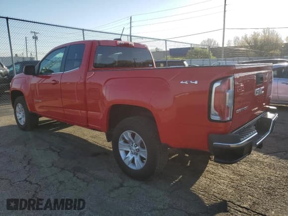 ✅ 2015 GMC Canyon 4WD SLE • VIN: 1GTH6BE38F1183778 • Lot: 53371055. Listed on Copart with 28,723 mi. Free auction sales archive from the USA and detailed vehicle history report at DreamBid. Image 2.