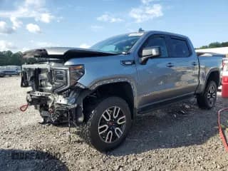 ✅ 2025 GMC Sierra 1500 AT4 • VIN: 3GTUUEE89SG302774 • Лот: 66668965. Опубликован ранее на Copart с пробегом 1 355 миль. Бесплатный доступ к архиву аукционных продаж из США и подробный отчёт об истории автомобиля на DreamBid. Изображение 1.